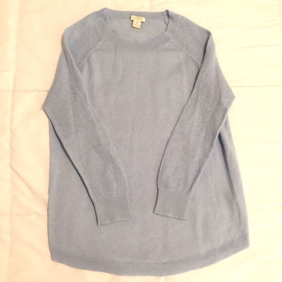 Baby blue Jcrew sweater - Picture 1 of 5